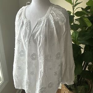 Primark White Floral Women's Blouse